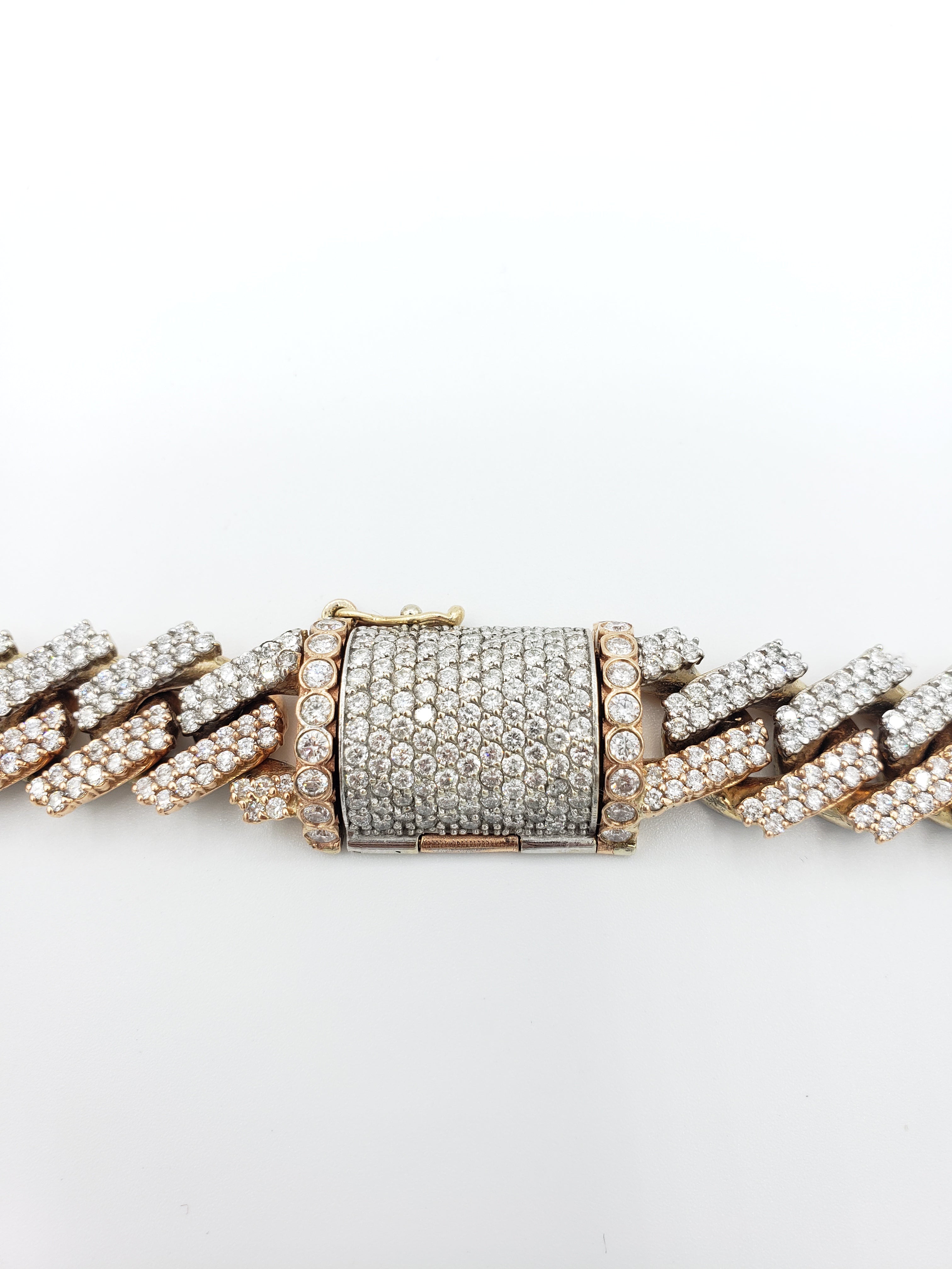 14K Gold- Diamond Miami Cuban Two-Tone Chain (325 Grams)