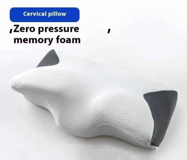 Horn-Shaped Cervical Pillow — Neck Relief + Deep Sleep in One Night