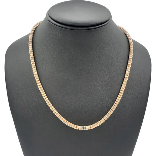 10K Gold- Ice Chain (Rose Gold)