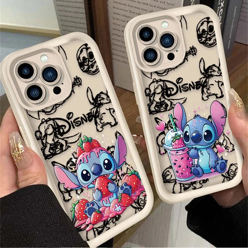 Disney Stitch Strawberry Cute Phone Case