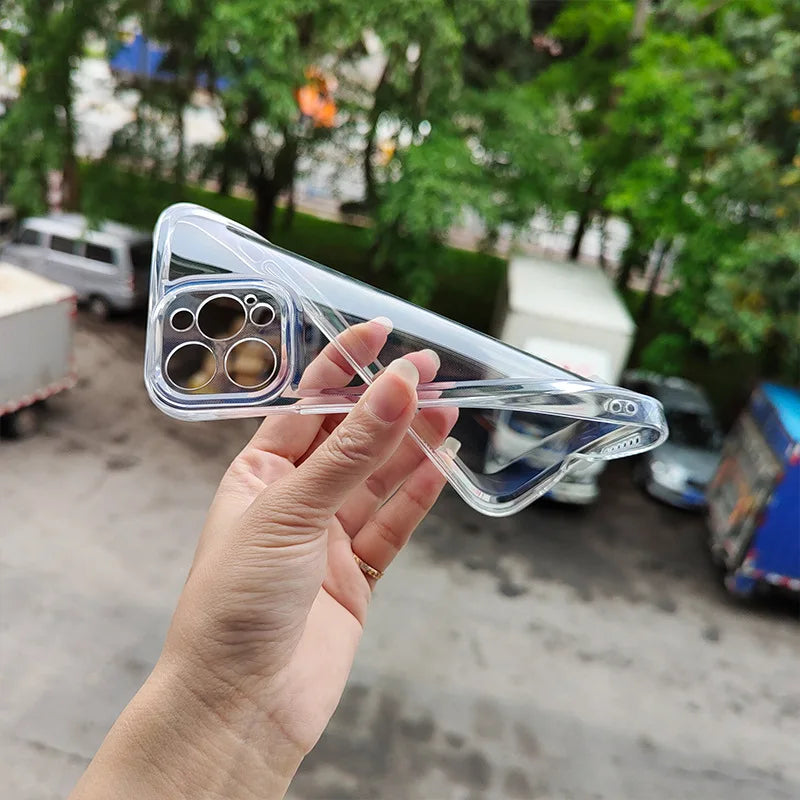 Transparent Shockproof Soft Phone Case