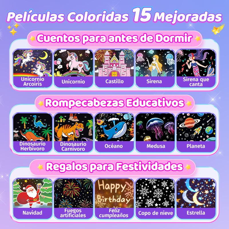 Onefire Kids Night Light with 15 Films & 15 White Noises Remote Control Projector Lamp for Girls Aged 1-8 Princess Room Decor Unicorn Night Light Toddler Egg Light for Nursery Baby Sound Machine Dinosaur Toys Christmas Gifts